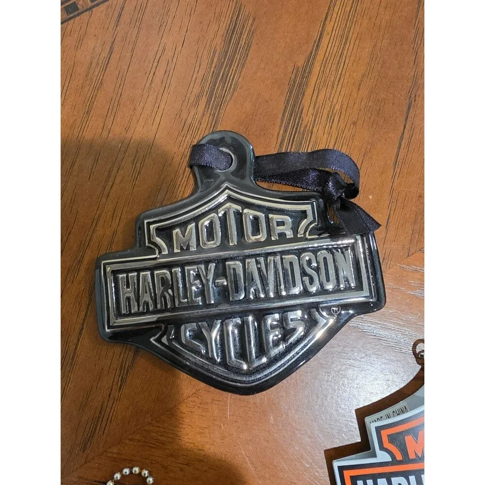 Lot of 5 Harley Davidson Ornaments VTG